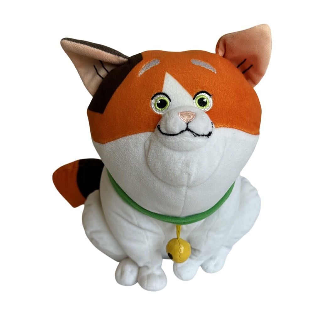 Disney Parks Big Hero 6 Mochi Plush Cat Stuffed Animal Orange White